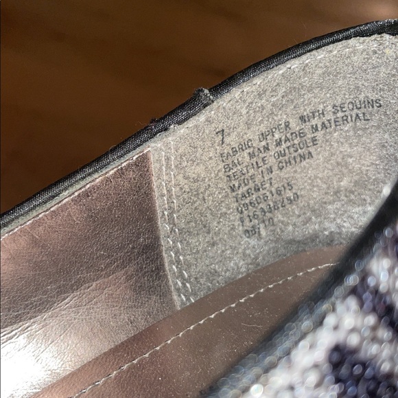 Zebra Sequin Flats - Picture 3 of 3